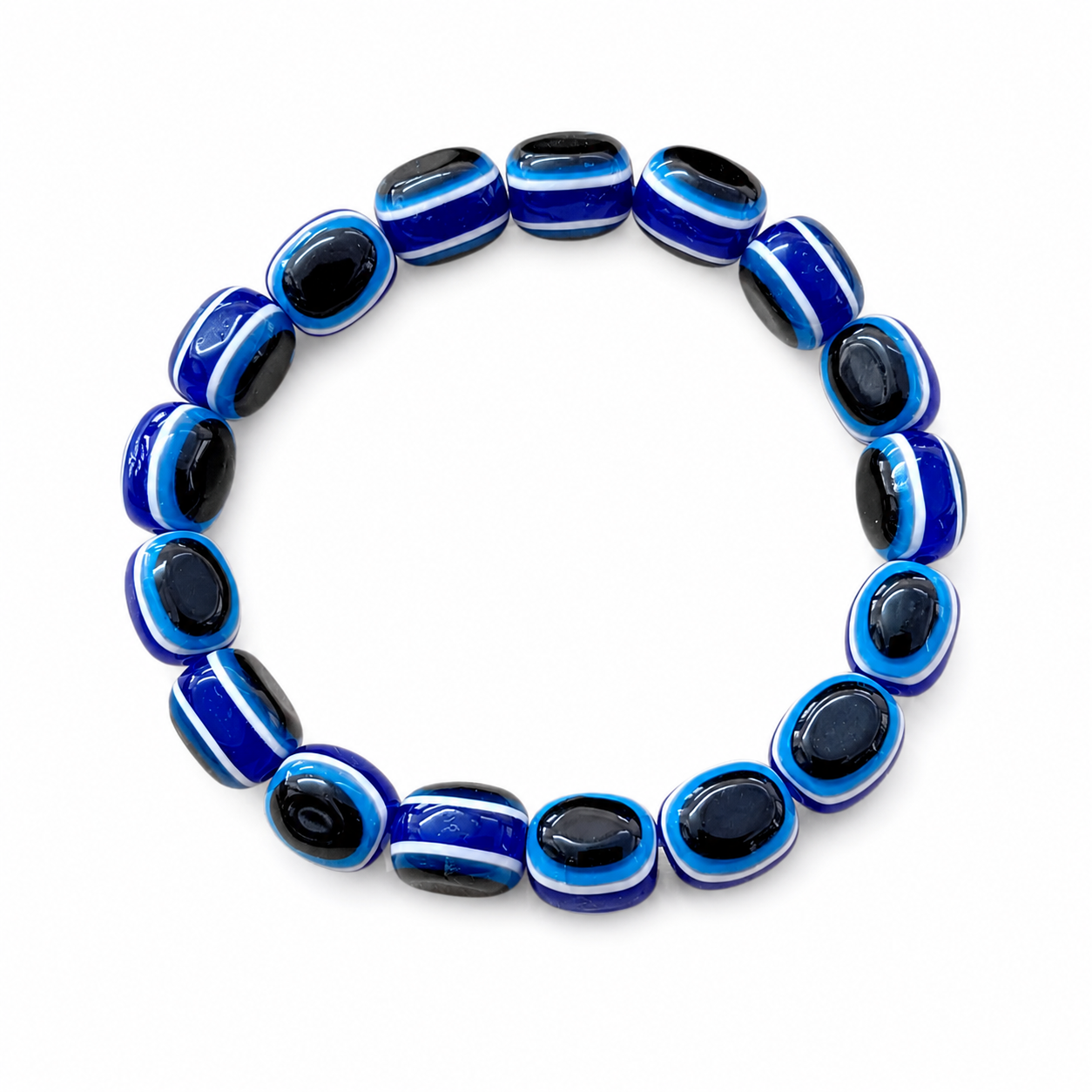 Blue Evil Eye Bracelet Lifestyle Shot