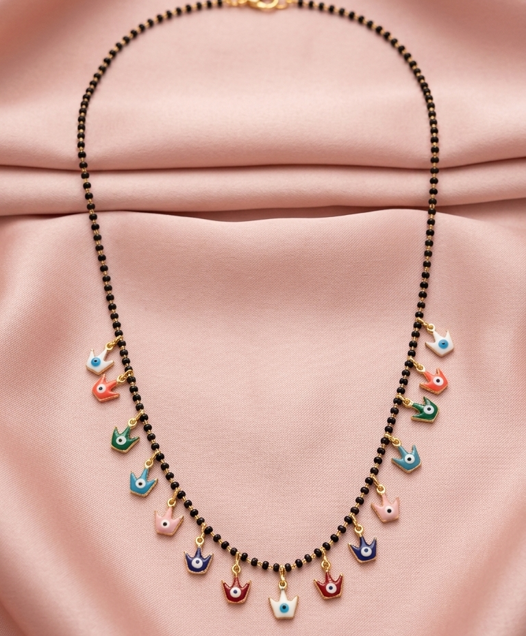 Trendy Evil Eye Mangalsutra Modern Design
